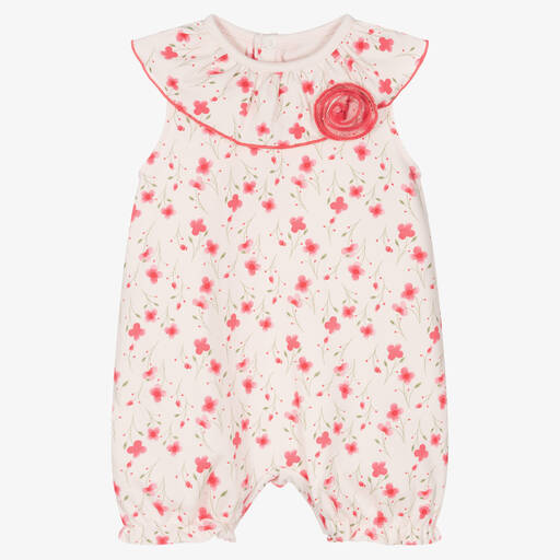 FS Baby-Baby Girls Pink Cotton Shortie | Childrensalon Outlet