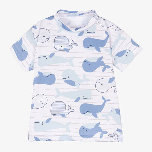 FS Baby-Boys White Rash Guard Top | Childrensalon Outlet