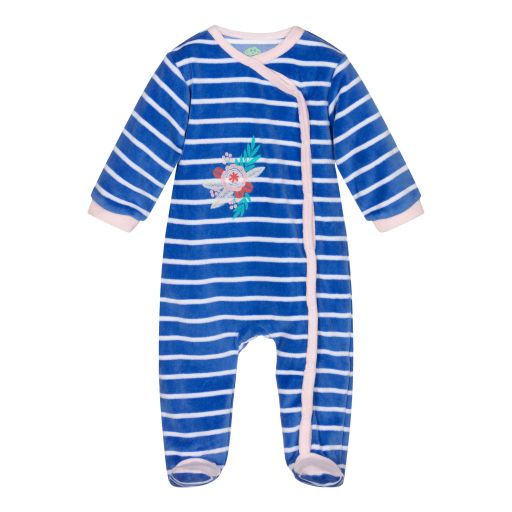 FS Baby-Organic Cotton Velour Babygrow | Childrensalon Outlet