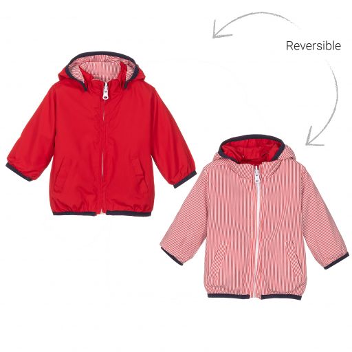 FS Baby-Reversible Red Baby Jacket | Childrensalon Outlet
