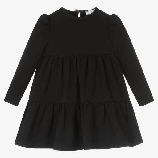 Fun & Fun-Black Tiered Ruffle Dress | Childrensalon Outlet