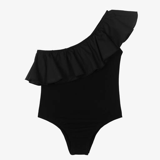 Fun & Fun-Body noir à volants fille | Childrensalon Outlet