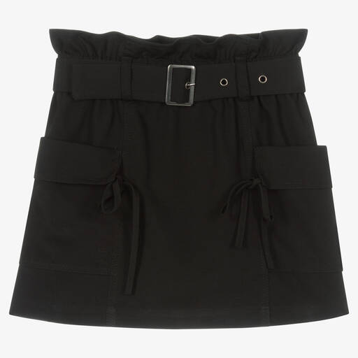 Fun & Fun-Girls Black Twill Skirt | Childrensalon Outlet