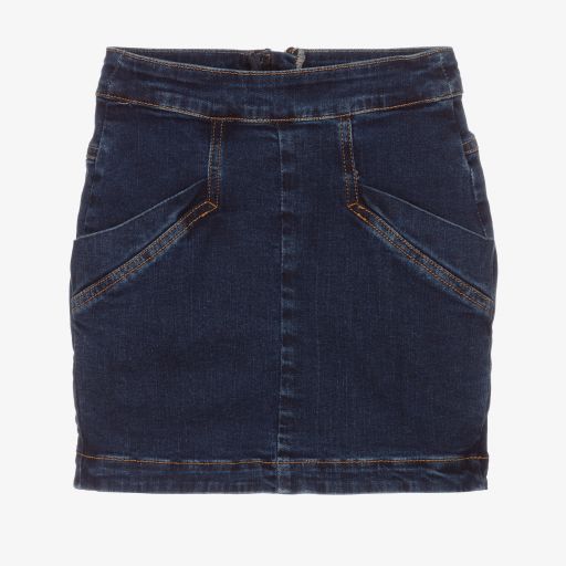 Fun & Fun-Girls Blue Denim Skirt | Childrensalon Outlet