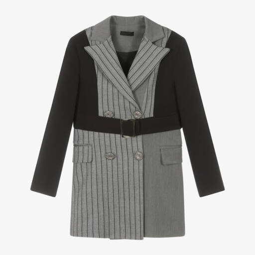 Fun & Fun-Girls Charcoal & Ebony Blazer Dress | Childrensalon Outlet
