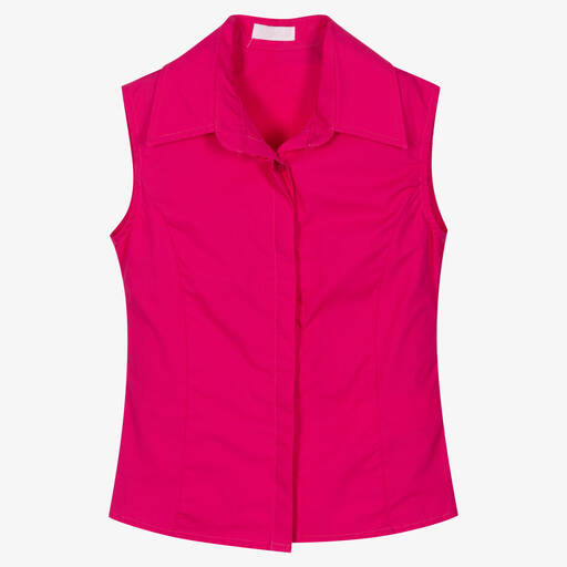 Fun & Fun-Girls Fuchsia Pink Sleeveless Shirt | Childrensalon Outlet