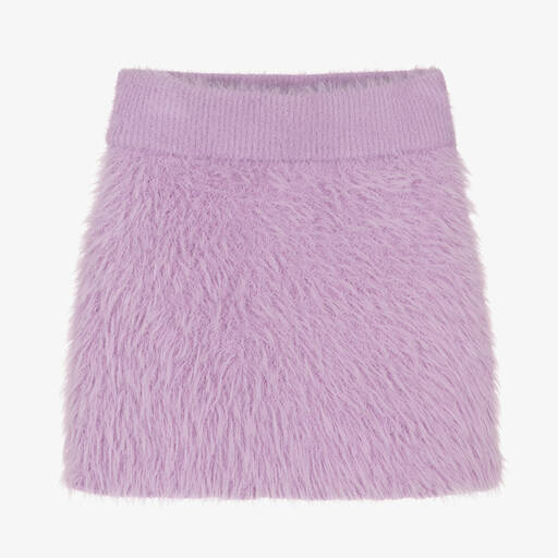 Fun & Fun-Girls Lilac Fluffy Knit Skirt | Childrensalon Outlet