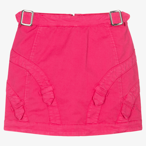 Fun & Fun-Girls Pink Cotton Skirt | Childrensalon Outlet