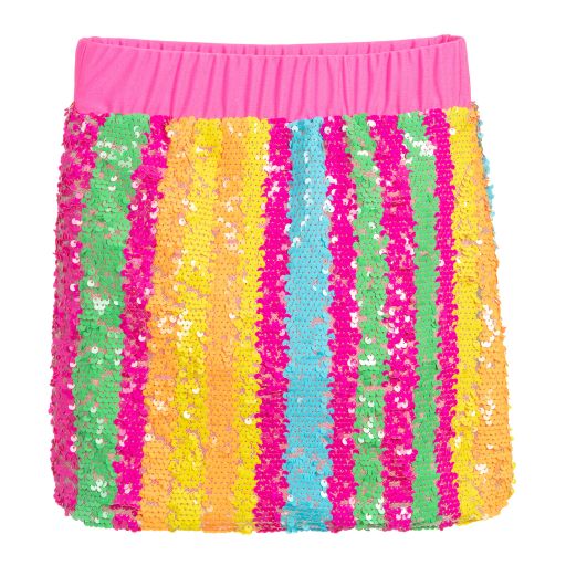 Fun & Fun-Girls Pink Sequinned Skirt | Childrensalon Outlet
