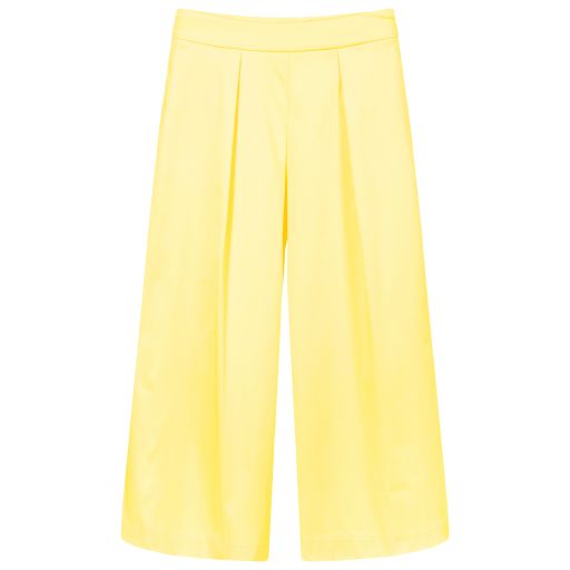 Fun & Fun-Yellow Wide Leg Trousers | Childrensalon Outlet
