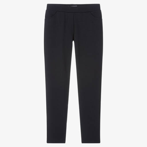 Giamo-Blue Milano Jersey Trousers | Childrensalon Outlet