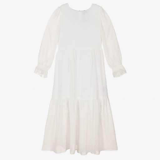 Giamo-Girls Ivory Maxi Dress | Childrensalon Outlet
