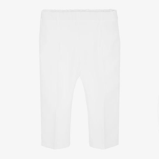 Giamo-Girls White Trousers | Childrensalon Outlet