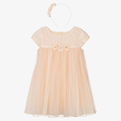Romano-Girls Pink Tulle Dress Set | Childrensalon Outlet