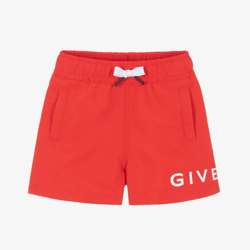 Givenchy-Badeshorts in Rot & Weiß für Babys | Childrensalon Outlet