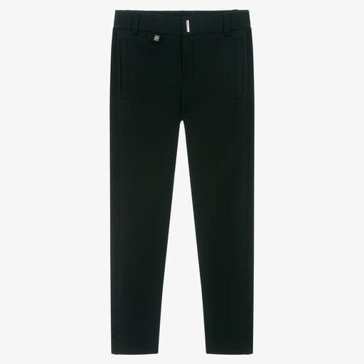 Givenchy-Pantalon jersey noir bandes Milano | Childrensalon Outlet