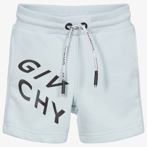 Givenchy-Blaue Shorts aus Baumwolle mit Logo | Childrensalon Outlet