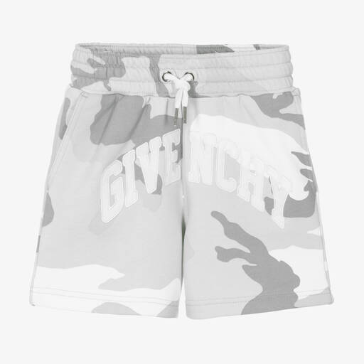 Givenchy-شورت قطن لون رمادي للأولاد | Childrensalon Outlet