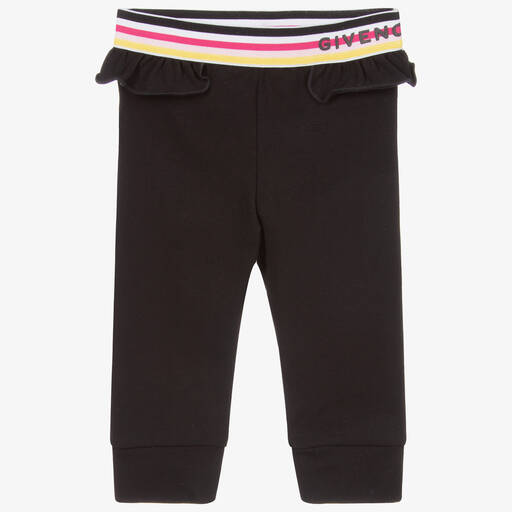 Givenchy-Schwarze Rüschenleggings (M) | Childrensalon Outlet