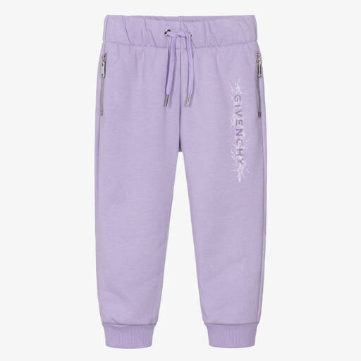 Givenchy-Фиолетовые джоггеры для девочек | Childrensalon Outlet