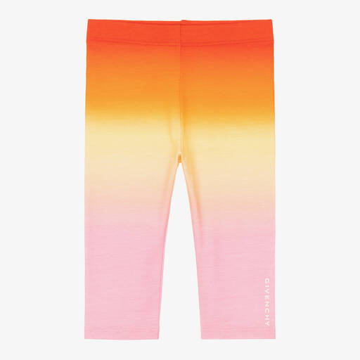 Givenchy-Легинсы из хлопкового джерси с эффектом омбре | Childrensalon Outlet