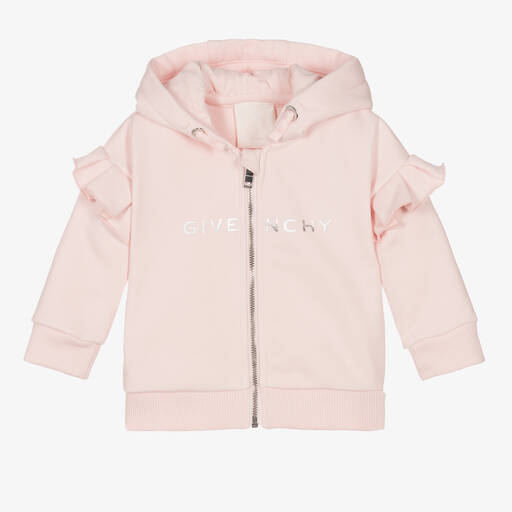 Givenchy-Rosa 4G Oberteil mit Reißverschluss | Childrensalon Outlet