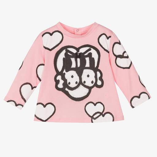 Givenchy-Girls Pink Cotton  | Childrensalon Outlet
