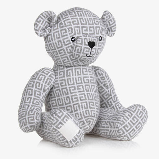 Givenchy-Серый медвежонок из хлопка и кашемира (28см) | Childrensalon Outlet