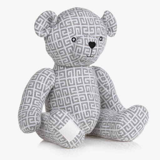 Givenchy-Grey Cotton & Cashmere Teddy (28cm) | Childrensalon Outlet