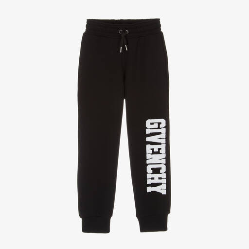 Givenchy-Teen Boys Black Joggers | Childrensalon Outlet