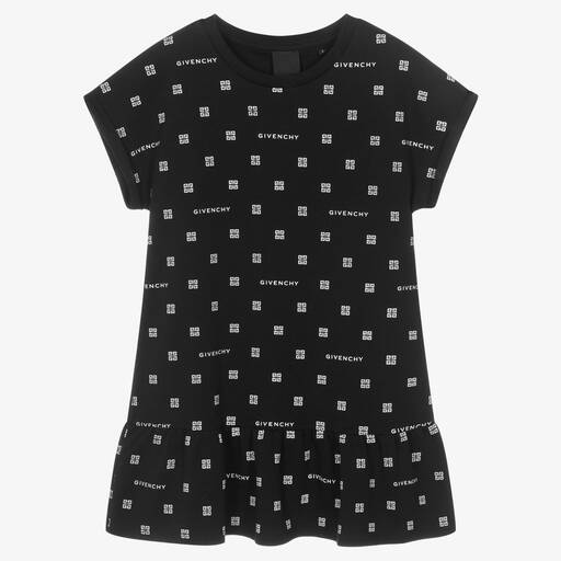 Givenchy-Teen Girls Black 4G Logo Dress | Childrensalon Outlet