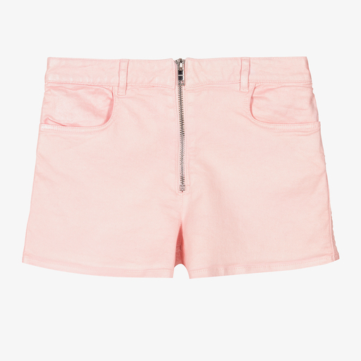 Givenchy-Teen Girls Pink Cotton Shorts  | Childrensalon Outlet