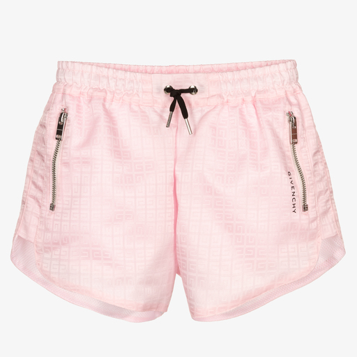 Givenchy-Розовые шорты для девочек-подростков | Childrensalon Outlet