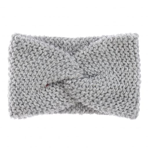 Gorros Navarro-Grey Wool Headband | Childrensalon Outlet