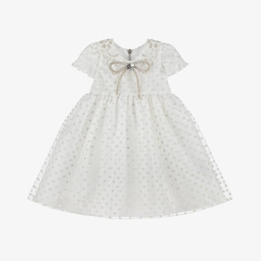 Graci-Girls Glitter Star Embellished Dress | Childrensalon Outlet