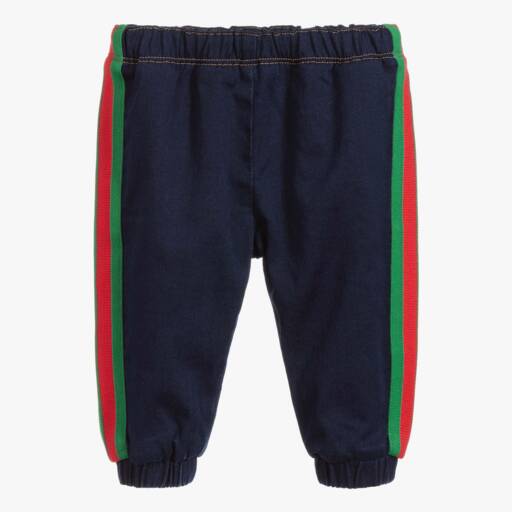 Gucci-Blue Denim Baby Trousers | Childrensalon Outlet