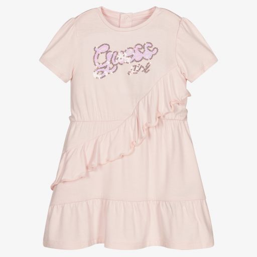 Guess-Baby Girls Pink Dress Set | Childrensalon Outlet