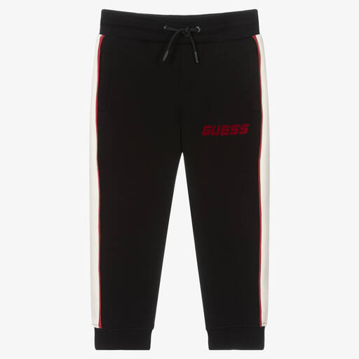 Guess-Jogginghose in Schwarz & Elfenbein | Childrensalon Outlet