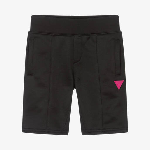 Guess-Short noir en jersey garçon | Childrensalon Outlet