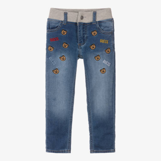 Guess-Boys Denim Blue Trousers | Childrensalon Outlet
