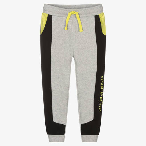 Guess-Boys Grey & Black Joggers | Childrensalon Outlet