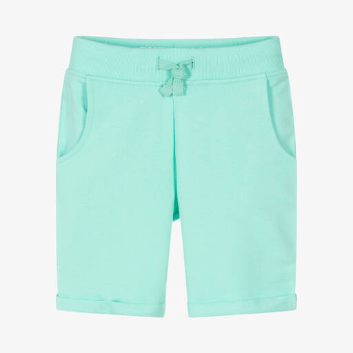 Guess-Бирюзовые хлопковые шорты | Childrensalon Outlet