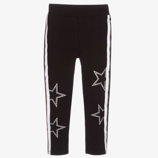 Guess-Schwarze Baumwoll-Leggings (M) | Childrensalon Outlet