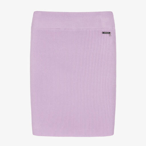 Guess-Girls Lilac Ribbed Skirt | Childrensalon Outlet