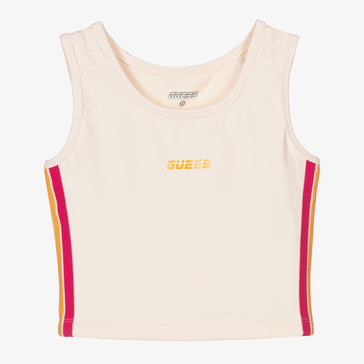 Guess-Hellrosa Kurztop für Mädchen | Childrensalon Outlet