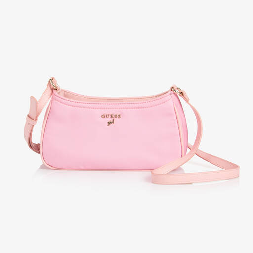 Guess-Girls Pale Pink Shoulder Bag (22cm) | Childrensalon Outlet