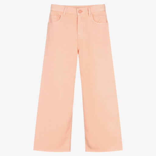 Guess-Rosa Jeans mit weitem Bein | Childrensalon Outlet