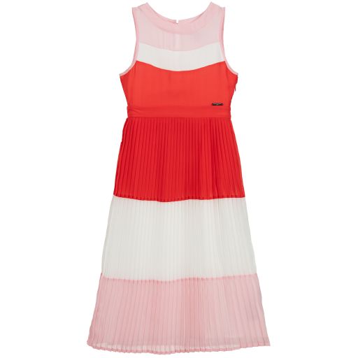 Guess-Girls Pleated Chiffon Dress | Childrensalon Outlet