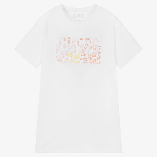 Guess-Белое платье из джерси для девочек | Childrensalon Outlet