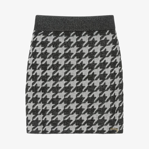 Guess-Junior Girls Sparkly Knit Houndstooth Skirt | Childrensalon Outlet